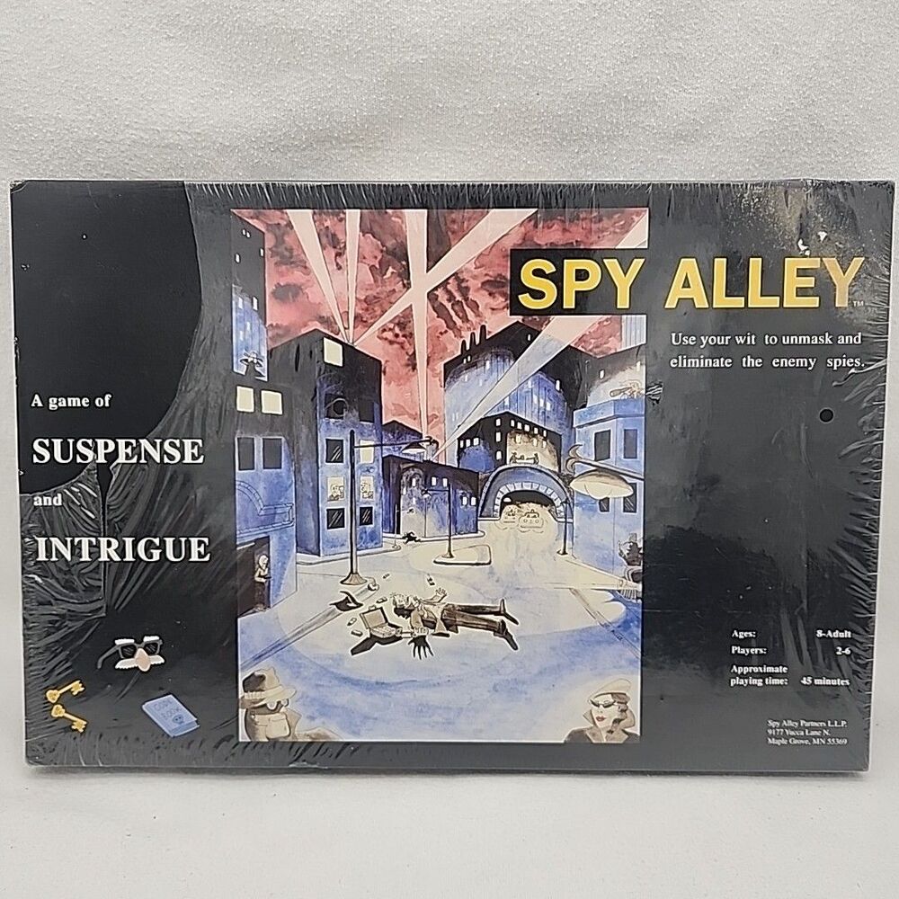 Game Spy Alley 1992 Suspense Intrigue William Stevenson Best Mind Game Vintage